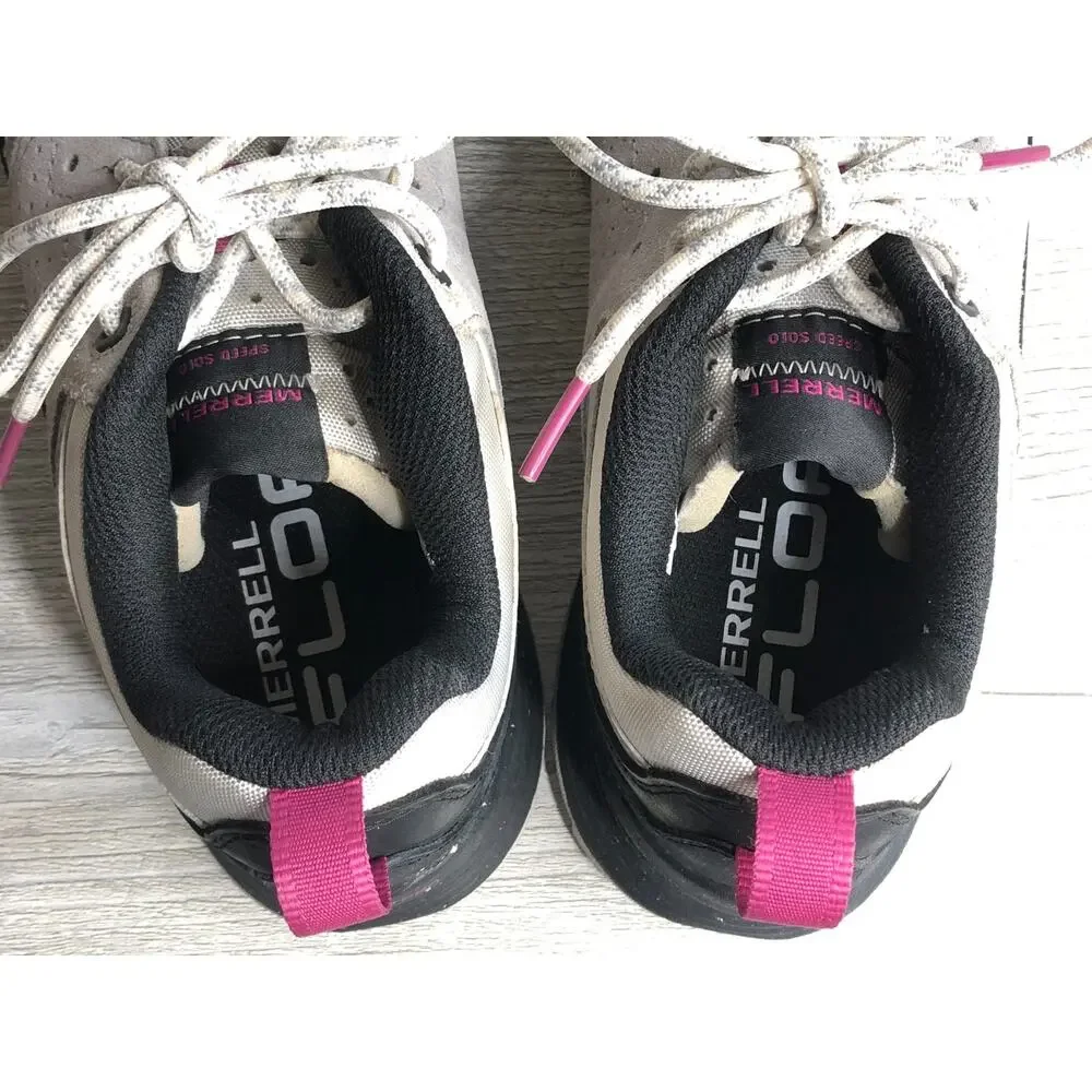 Merrell Speed Solo Women's Size 10 Athletic Hiking Shoes Black/Birch - Picture 5 of 7